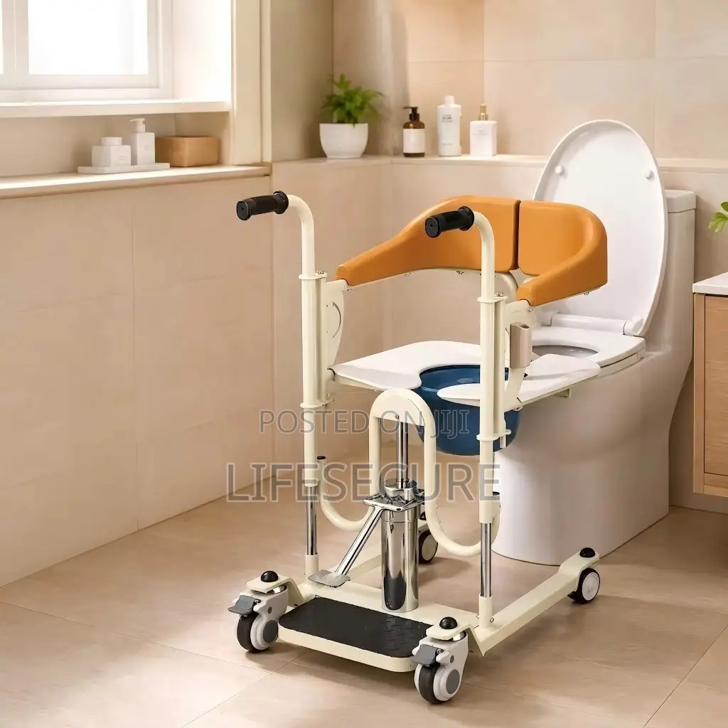 Clinical Multifunctional Hydraulic Lift Transfer Commode Chair