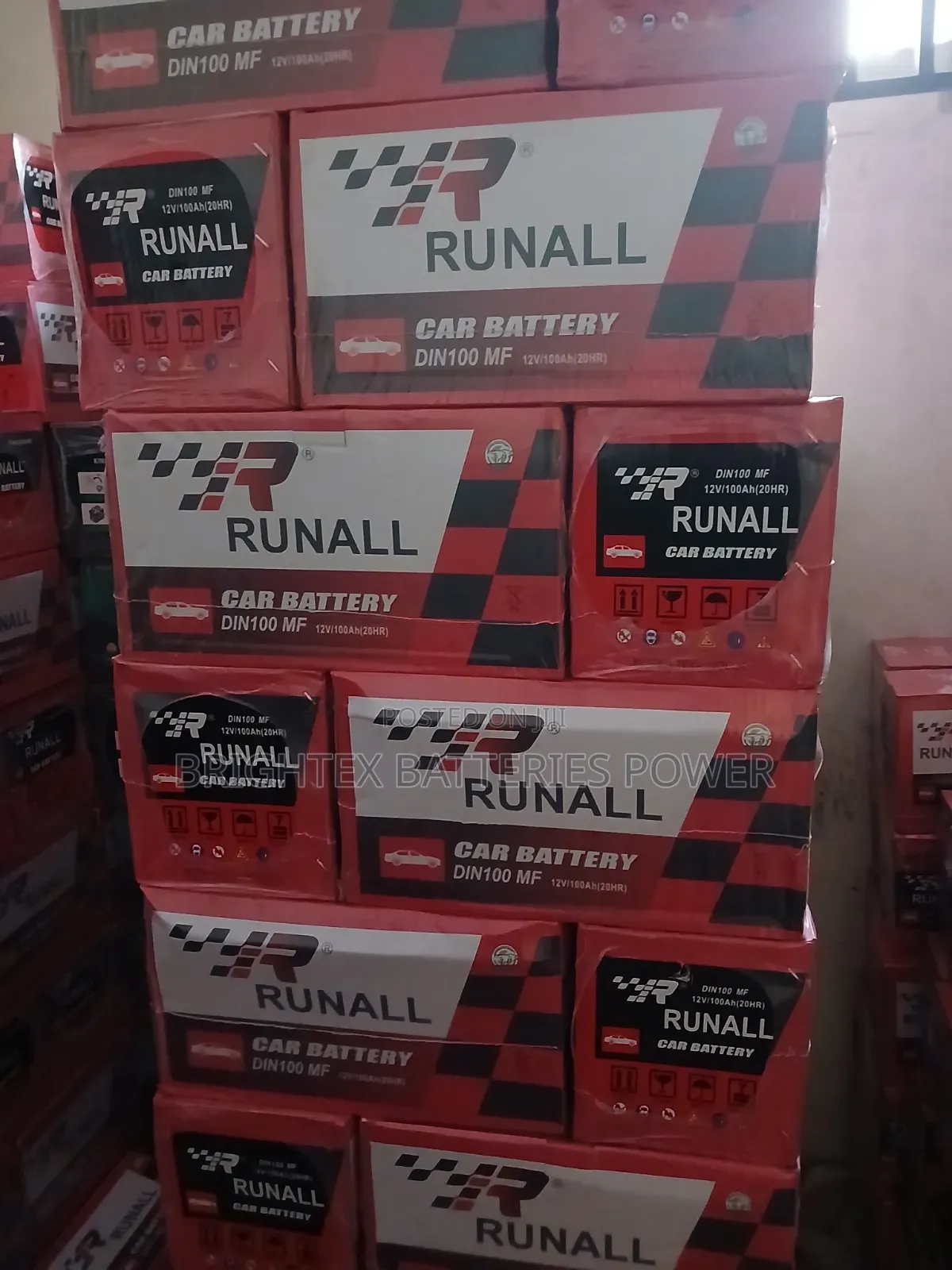 100Ahs Runall Korea Technology Battery