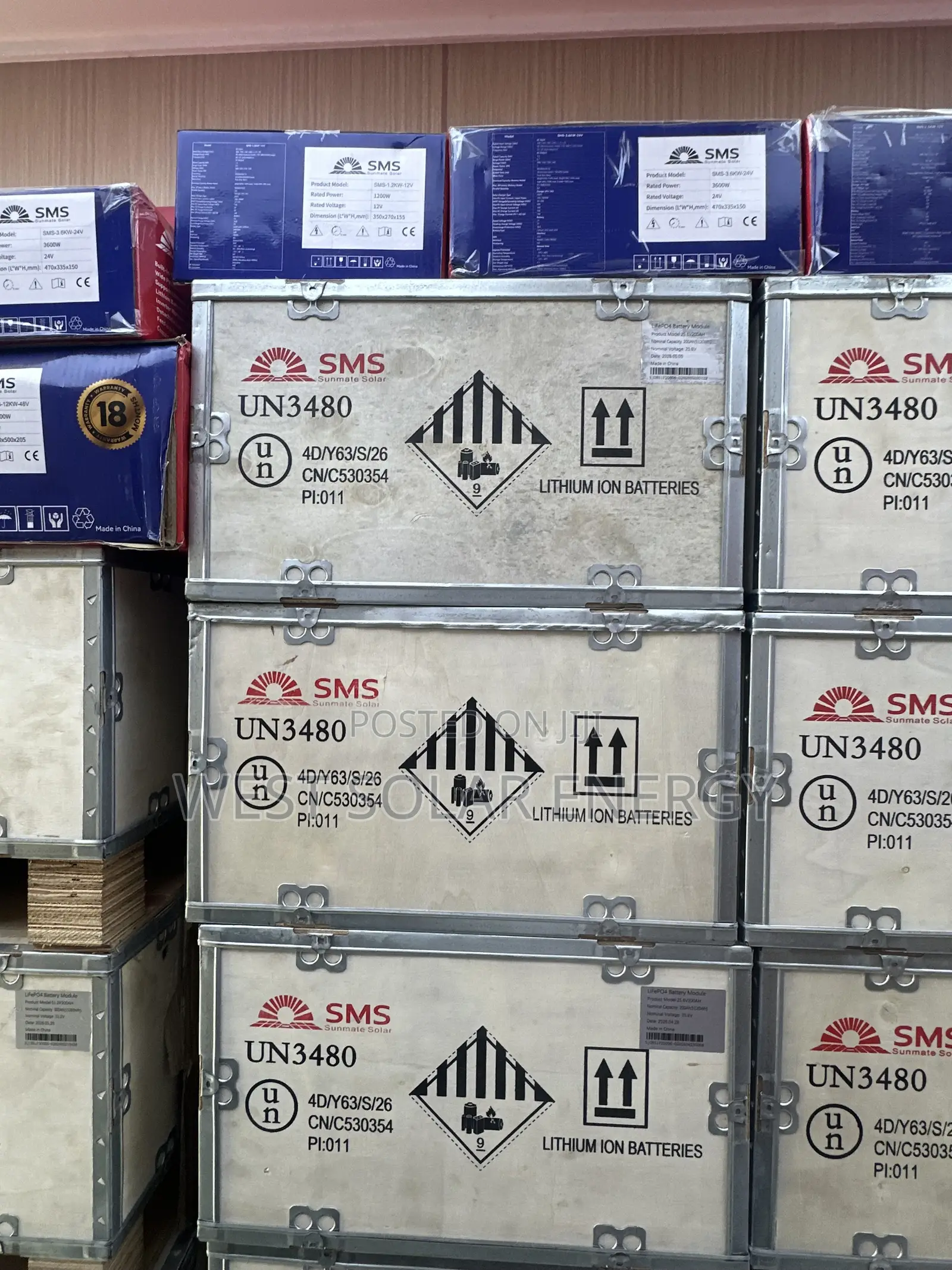 5kwh 24V SMS Lithium Ion Battery