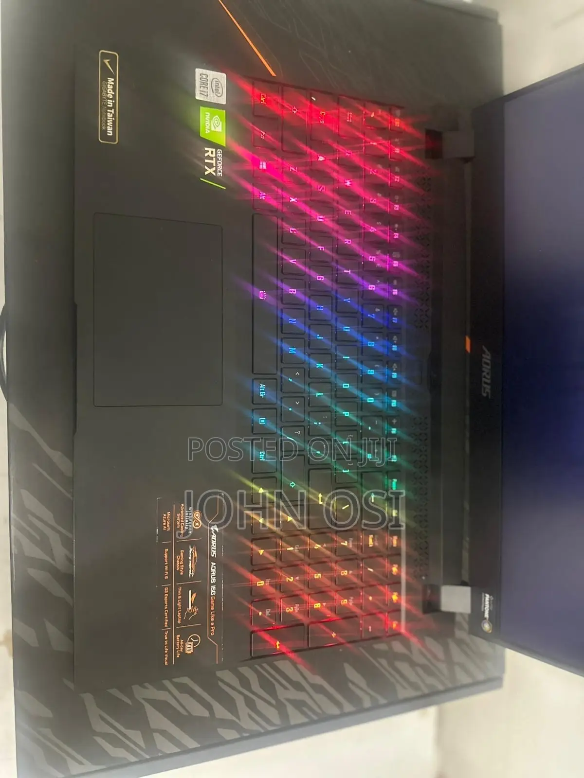 Laptop Gigabyte AORUS 15G 32GB Intel Core 7 SSD 32GB