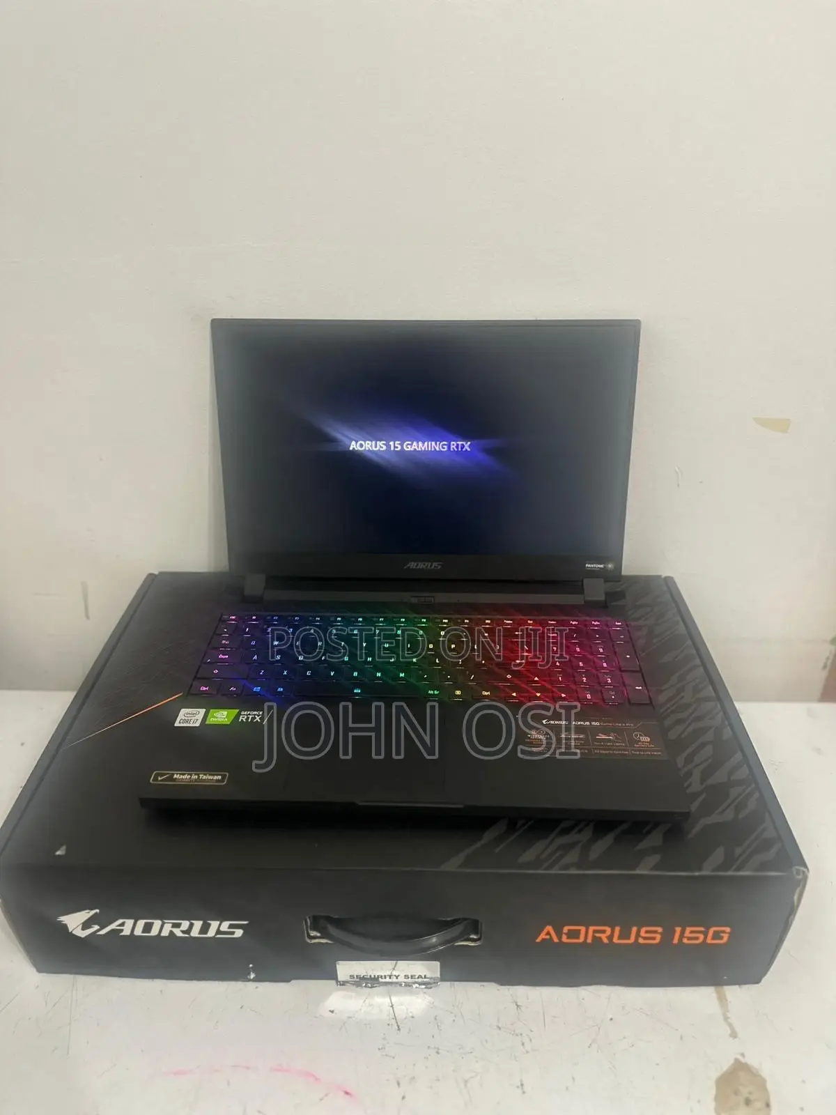 Laptop Gigabyte AORUS 15G 32GB Intel Core 7 SSD 32GB