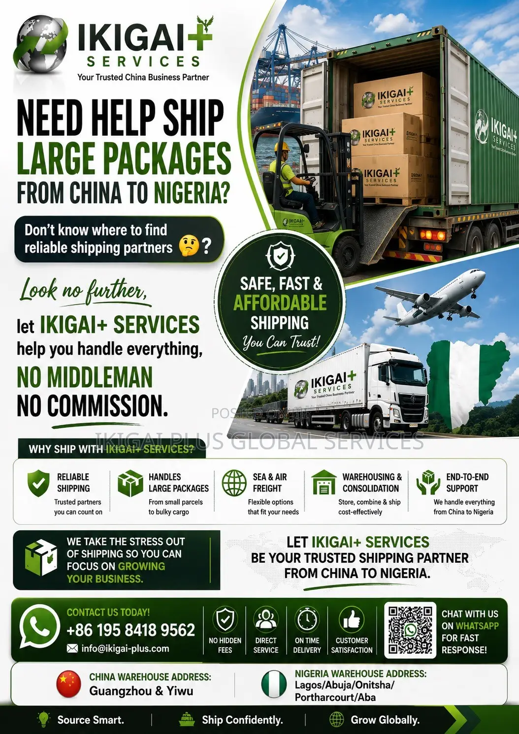 China to Nigeria Procurement & Shipping