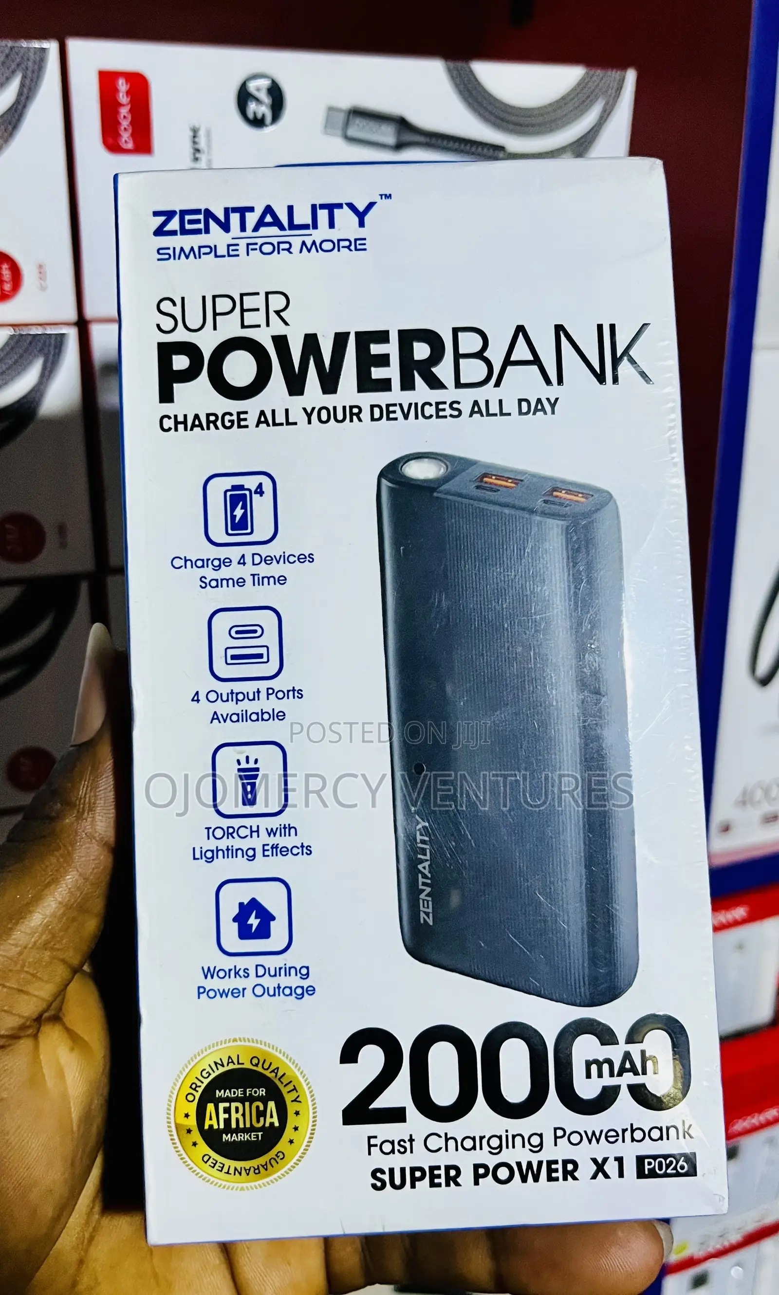 Zentality Super Power X1 (Model P026) 20,000mAh