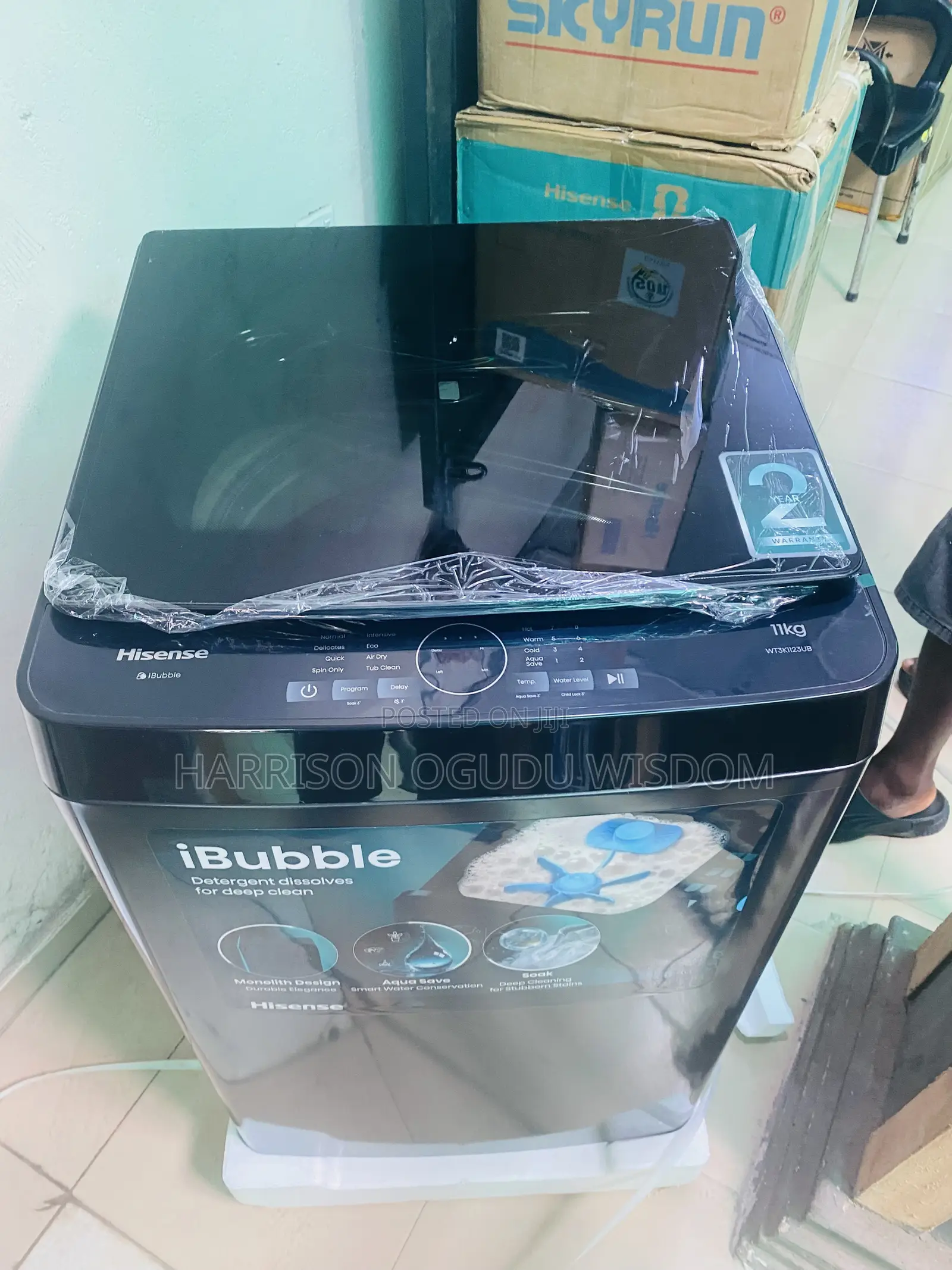Original Hisense 11kg Automatic Washing Machine for Sale