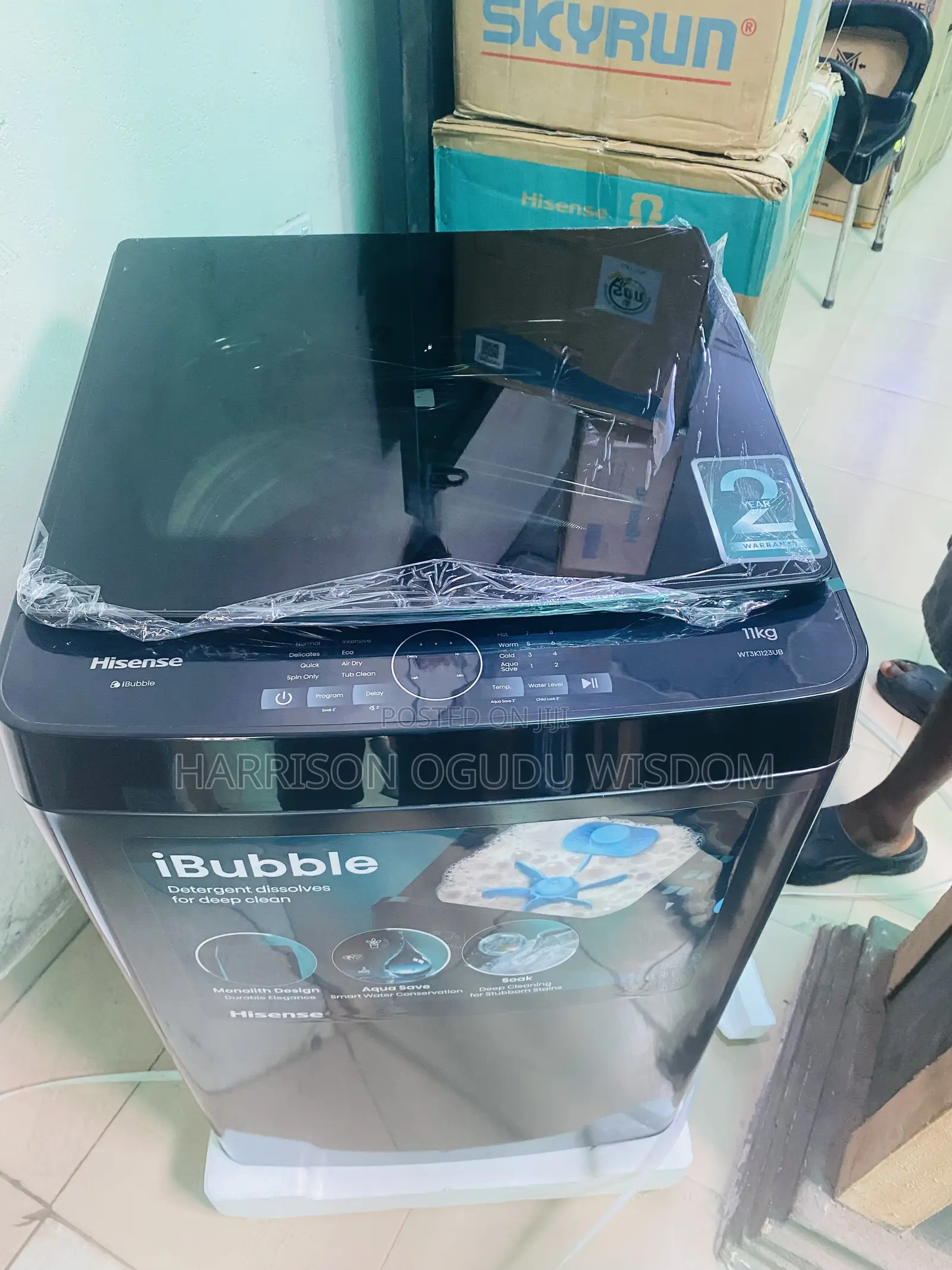 Original Hisense 11kg Automatic Washing Machine for Sale