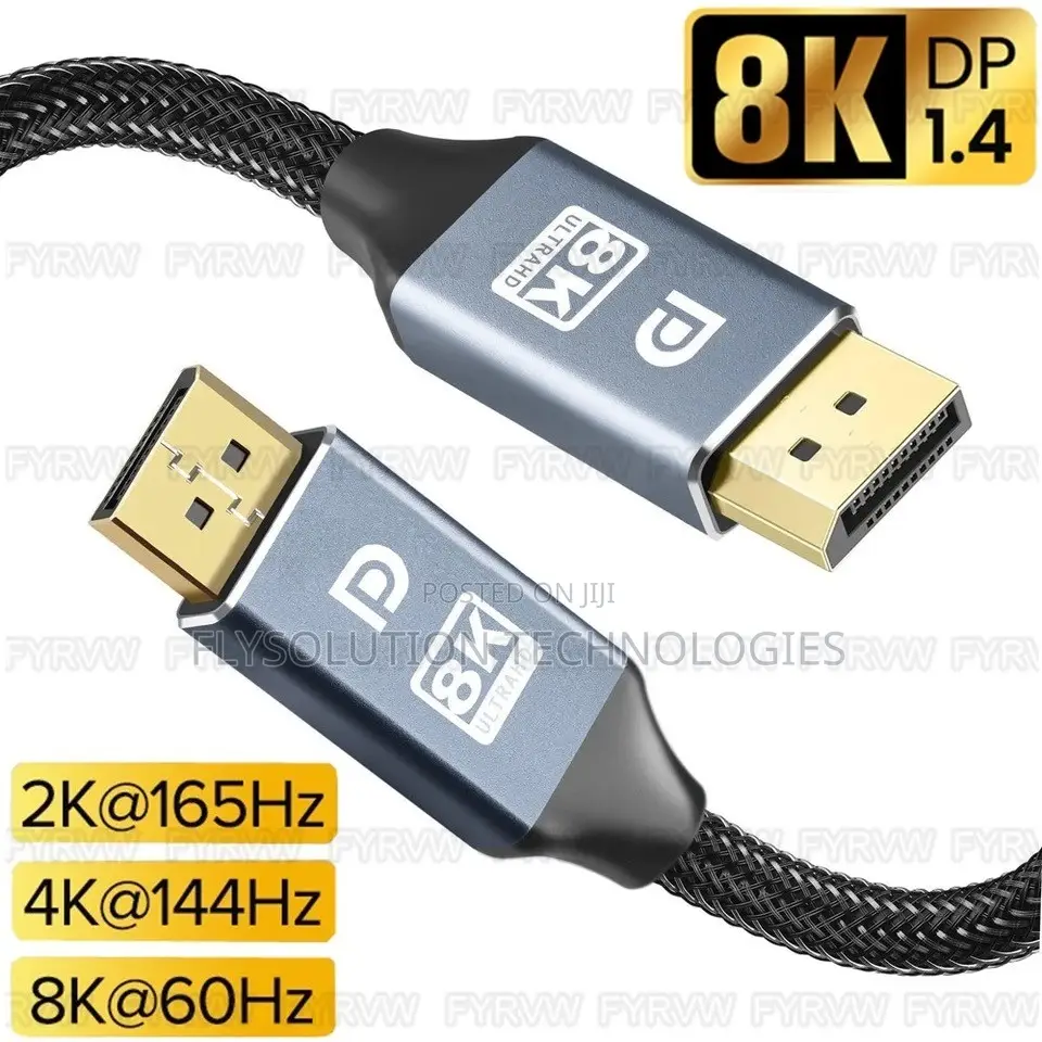 DP1.4 Cable DisplayPort Cable DP 8K for Video PC Laptop TV - 3M