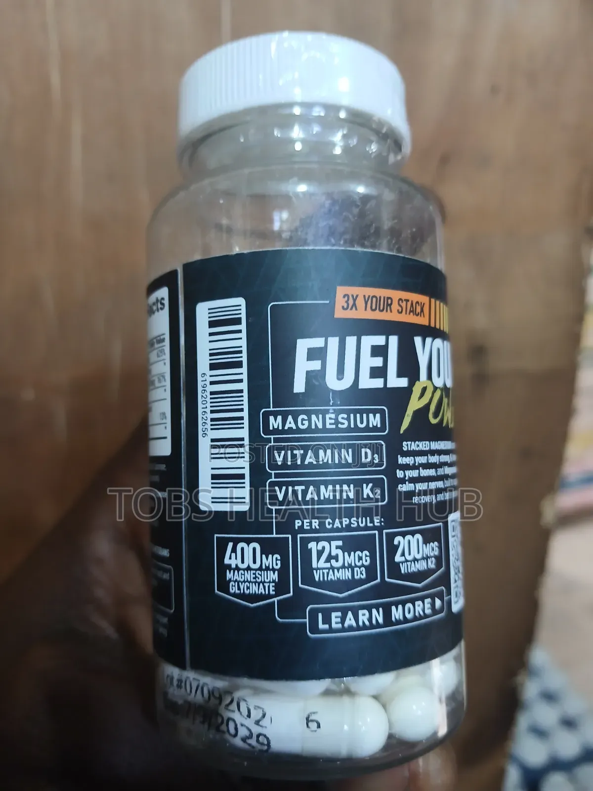 Stackin V2 Magnesium – 60 Capsules | Sleep, Focus & Muscle Recovery