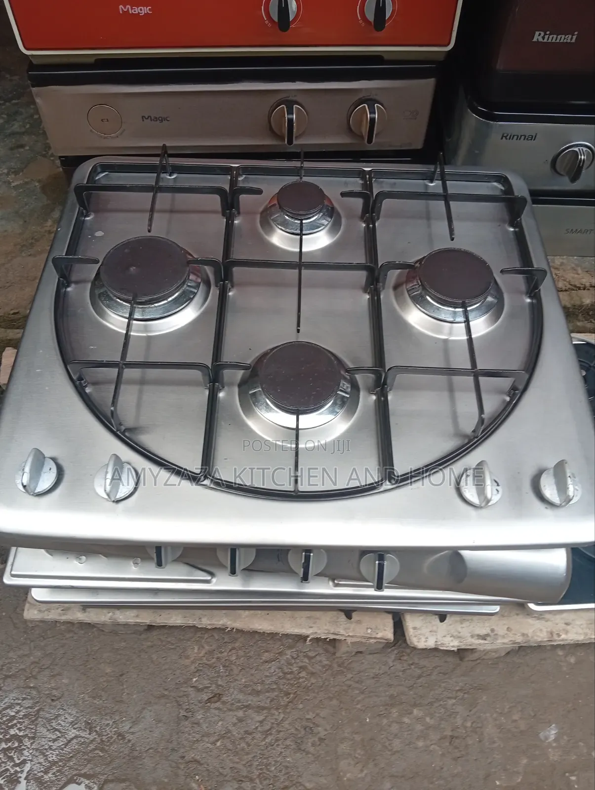 4-Burner Stainless Steel Built-in Gas Cooktop
