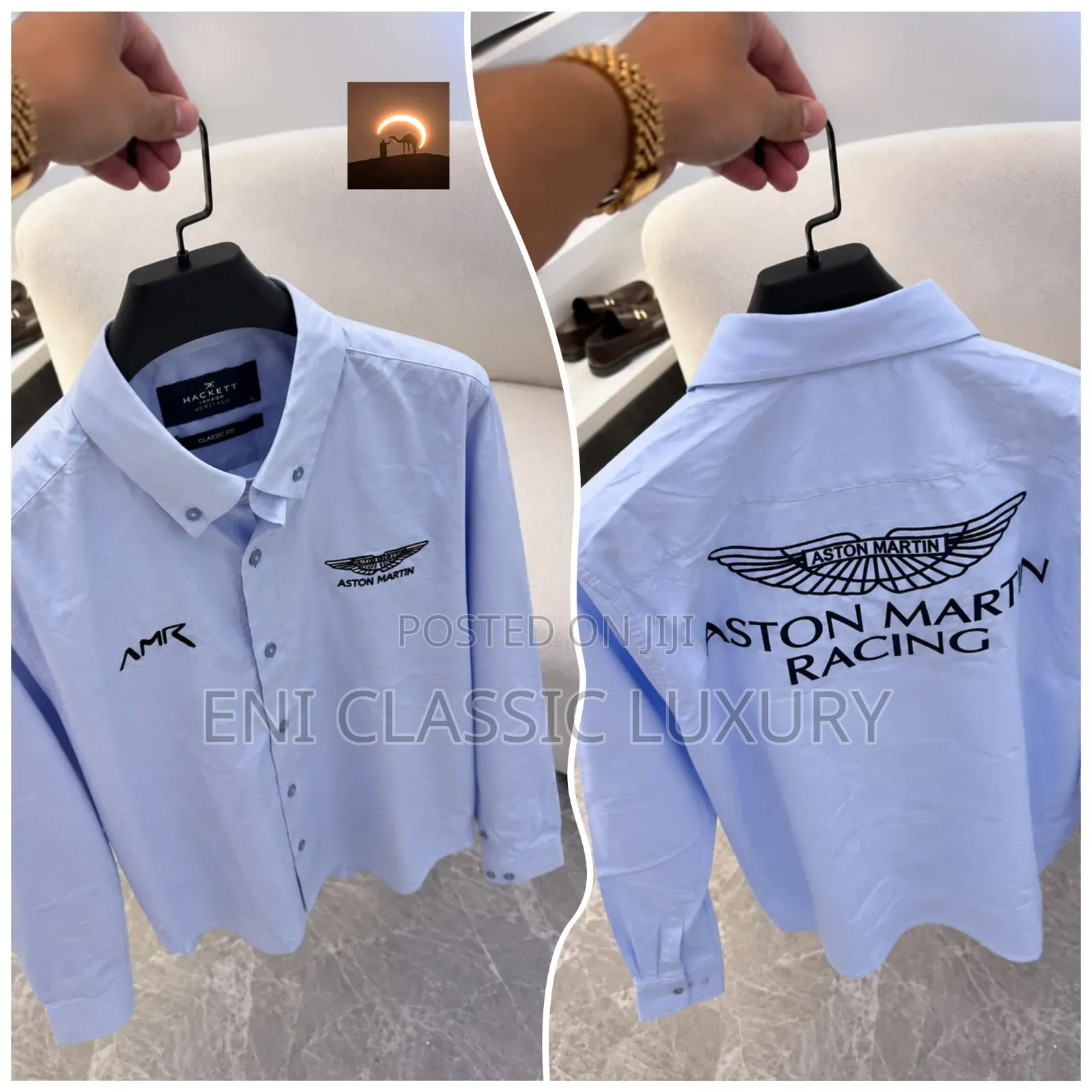 Aston Martin Luxury Men's Shirts Best Quality Well Branded