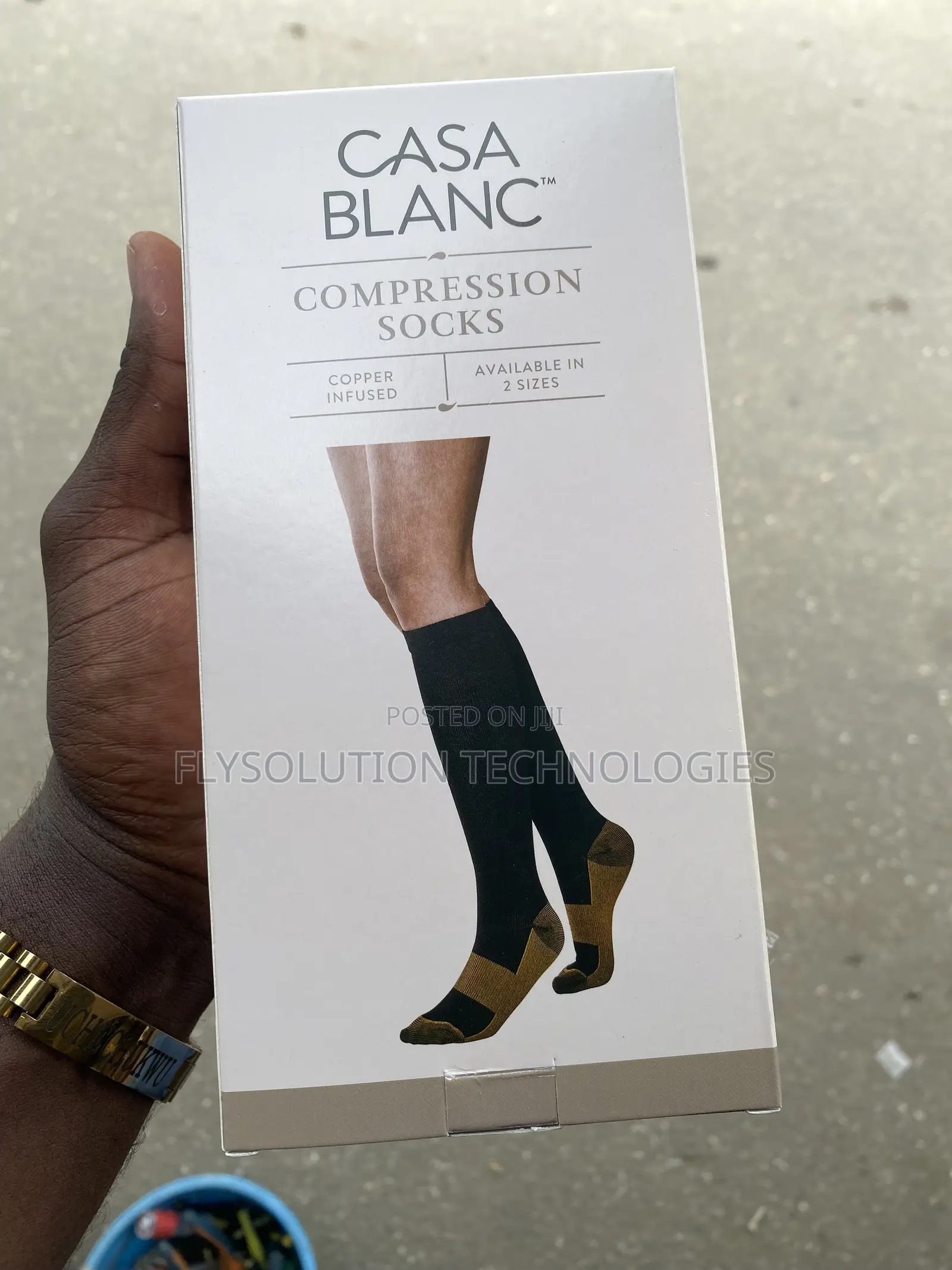 Anti Leg Fatigue & Swelling Copper Compression Socks - S/M