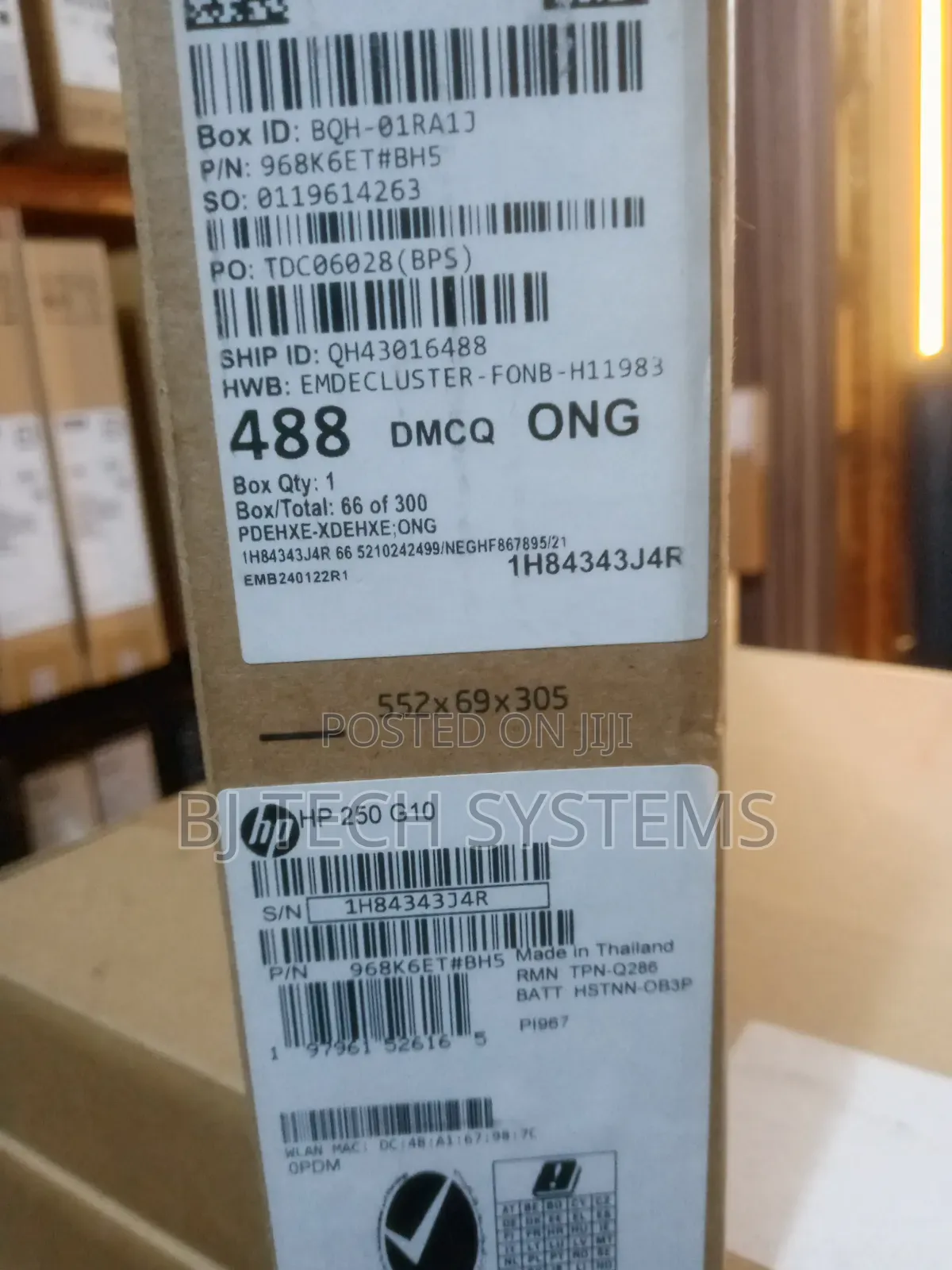 New Laptop HP 250 G10 8GB Intel Core i5 SSD 512GB
