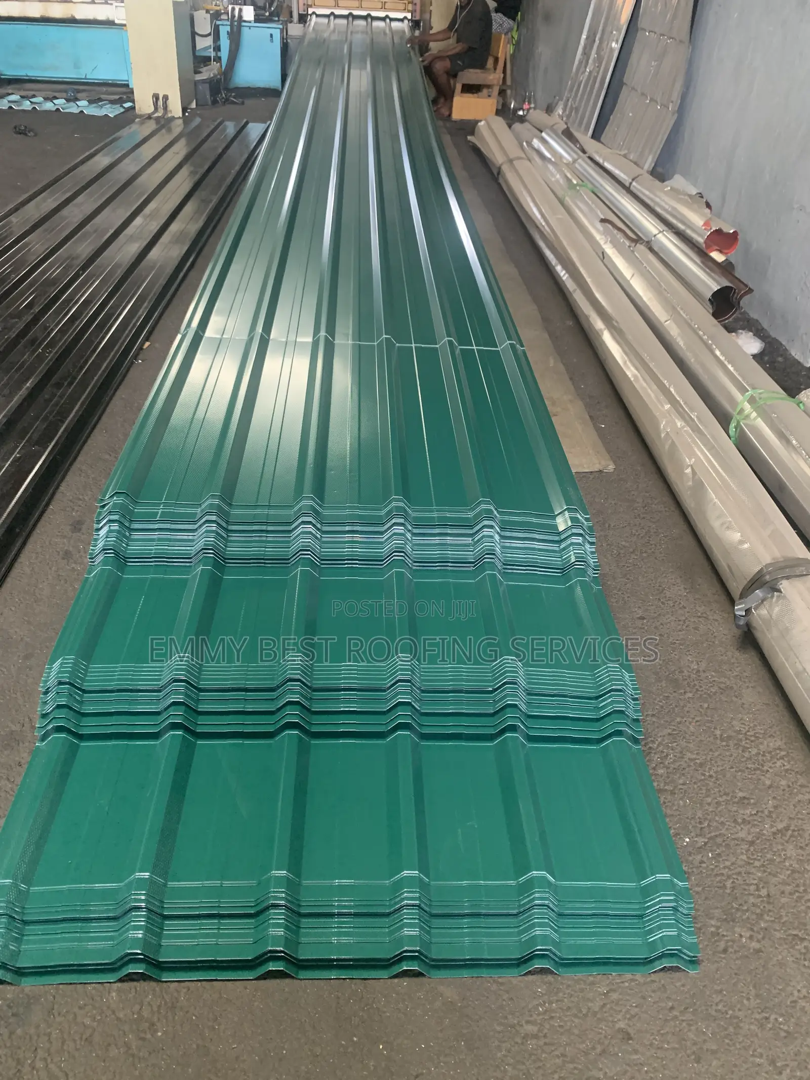 0.70mm Bush Green Aluminium Roofing - Original