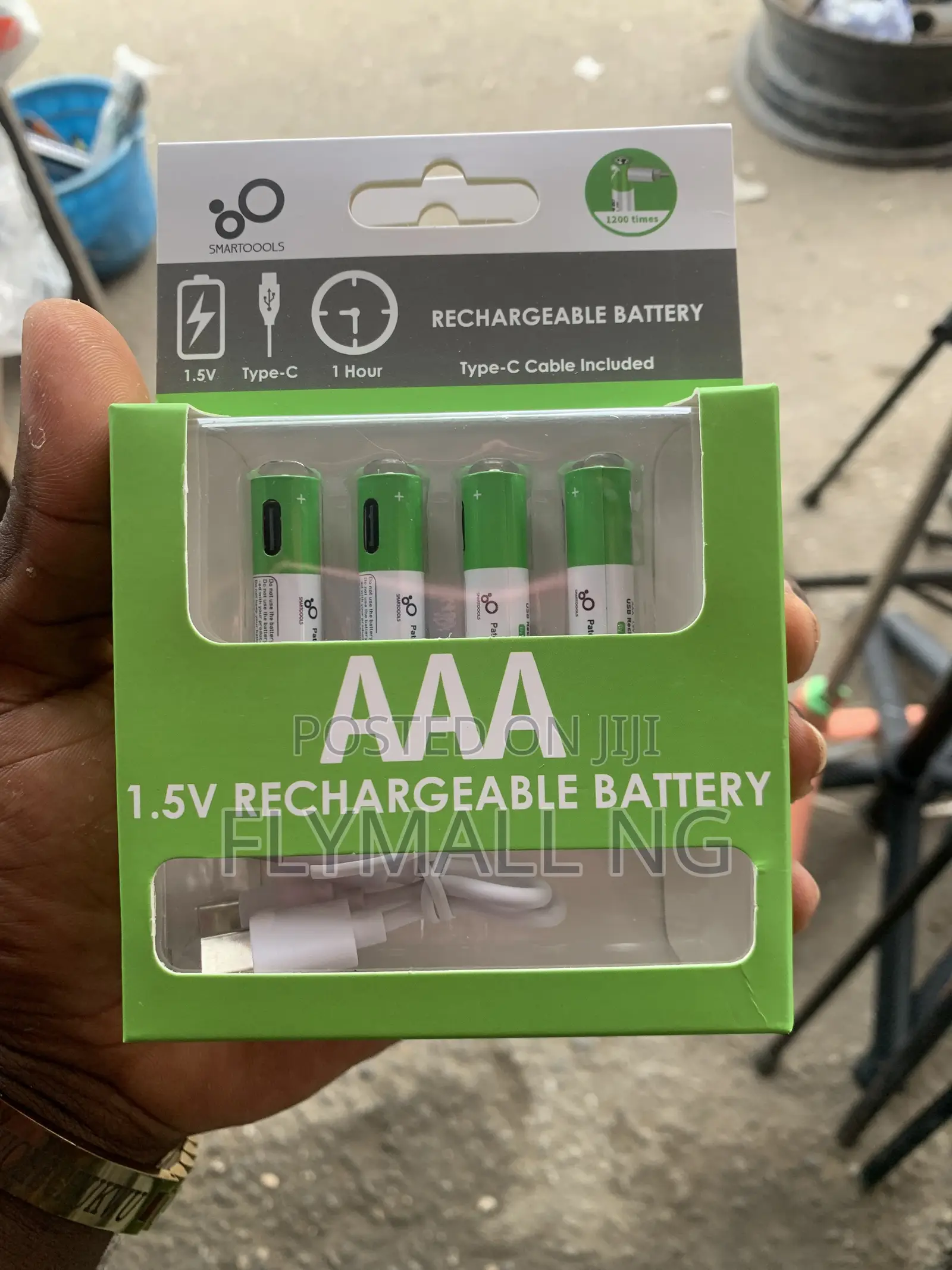 SmarToools 1.5V AAA Batteries Lithium-Ion Rechargeable Batteries