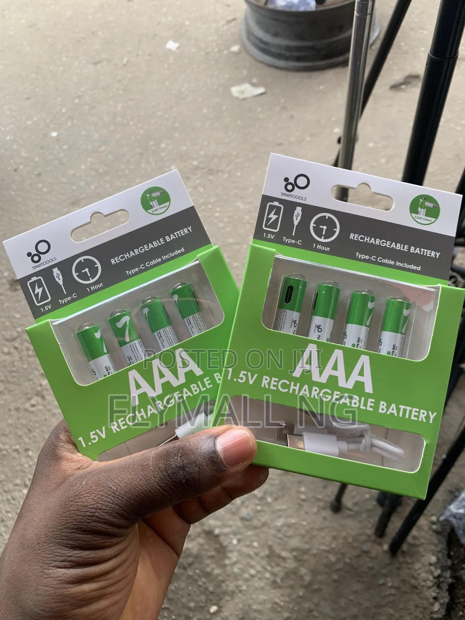 SmarToools 1.5V AAA Batteries Lithium-Ion Rechargeable Batteries
