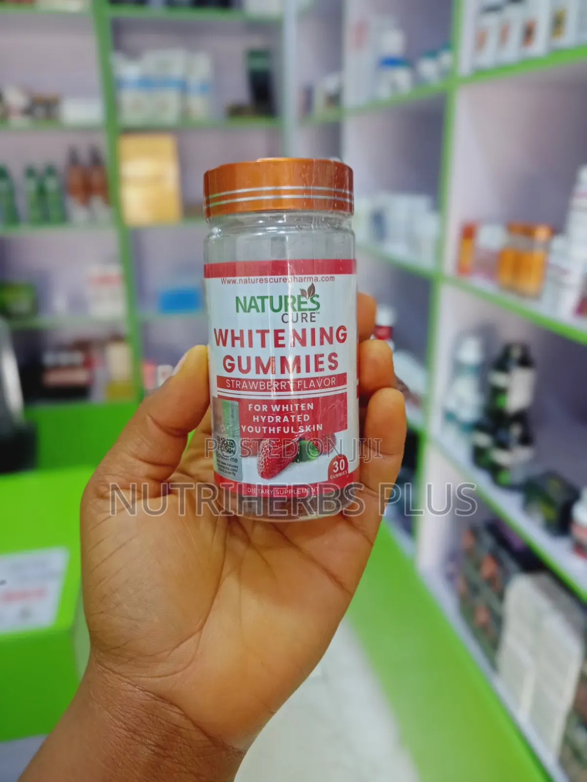 Nature's Cure Whitening Gummies (Improves Skin Elasticity)