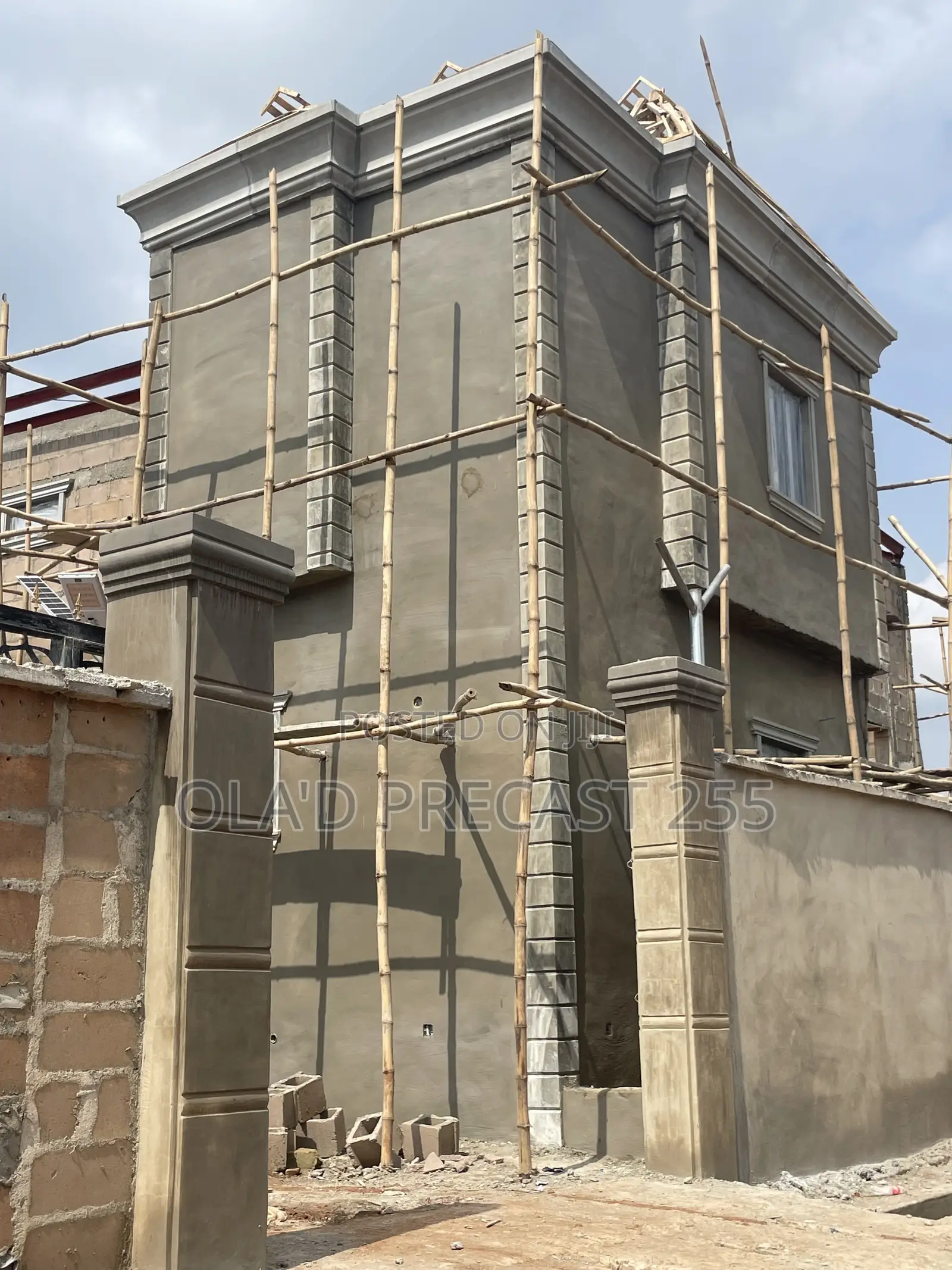 Parapet Casting Design Concrete Facial Work