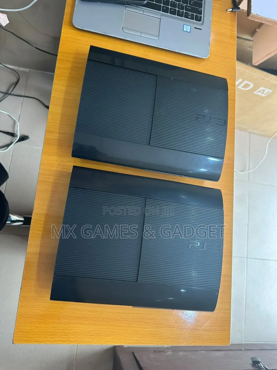 Playstation 3 Super Slim  Used With Games and 2 Controllers