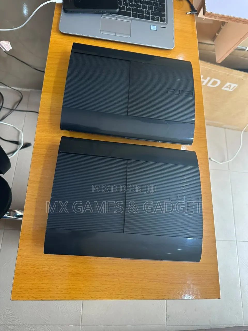 Playstation 3 Super Slim  Used With Games and 2 Controllers