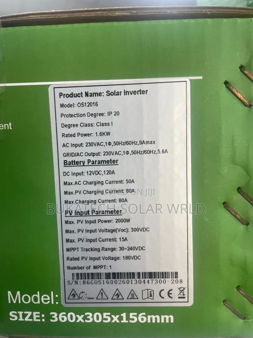 1.6kva 12v Cell Amrecan Hybrid Inverter