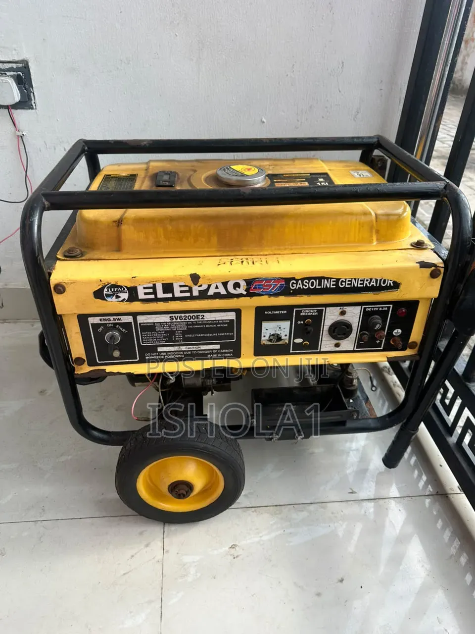 Barely Used Elepaq Gasoline Generator