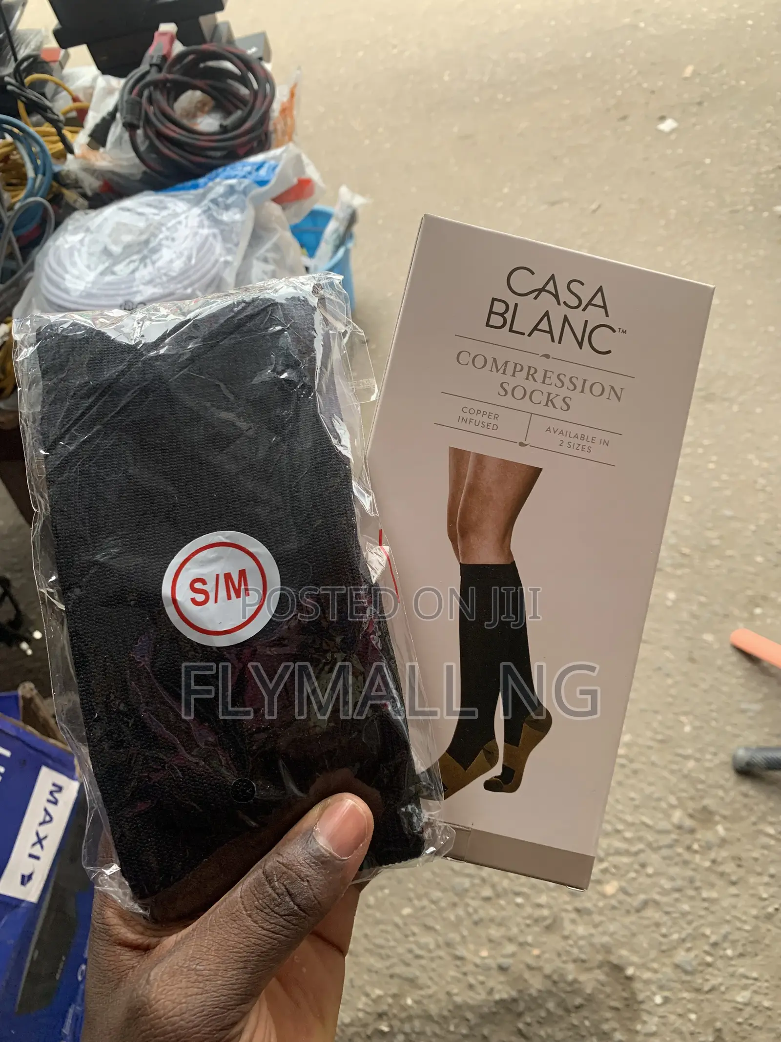 Casa Blanc Copper-Infused Compression Socks