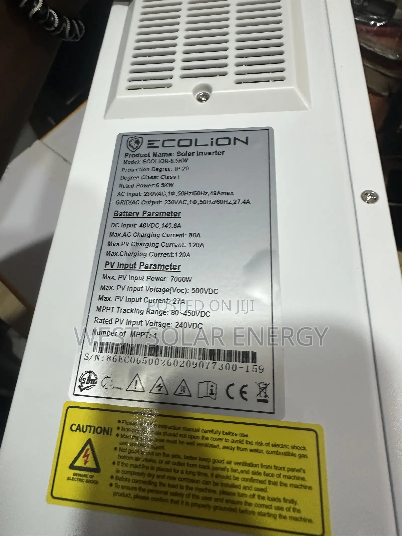 6.5Kva 48v EcoLion Hybrid Inverter