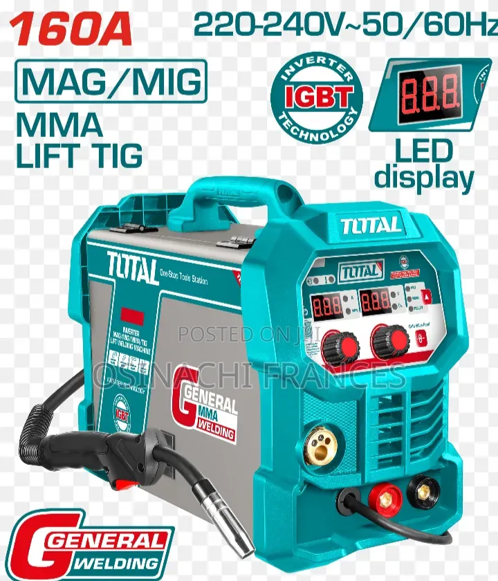 Total 3 In1 Inverter Welding Machine Tig/Mig/Mma 160A
