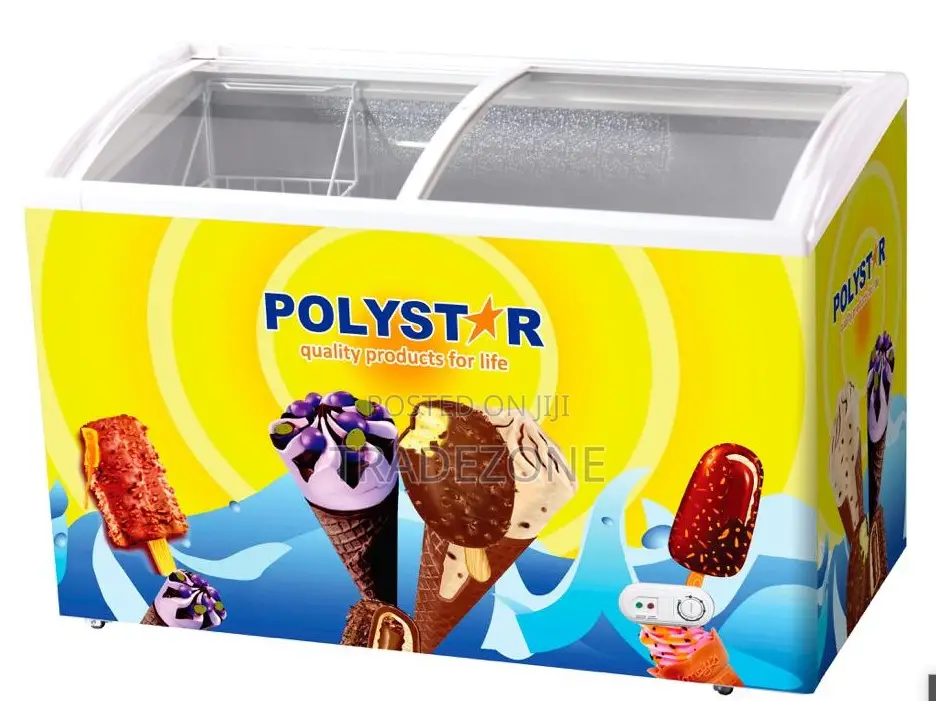 Polystar 303 Litres Showcase Ice Cream Chest Freezer | PV-CSC303CSL
