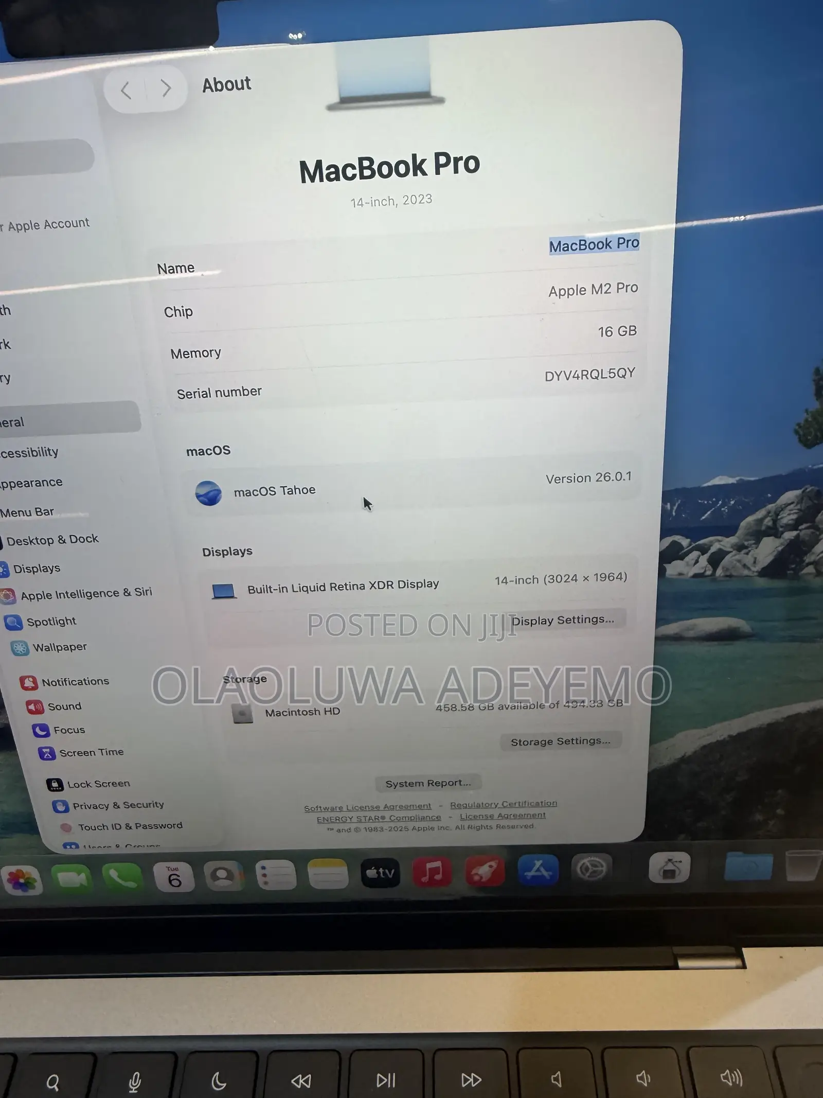 Laptop Apple MacBook Pro 2023 M2 Pro 16GB Apple M2 SSD 512GB