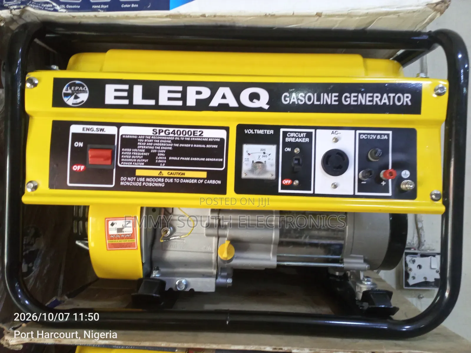 Elepaq Petro Generator 3.5 Kva