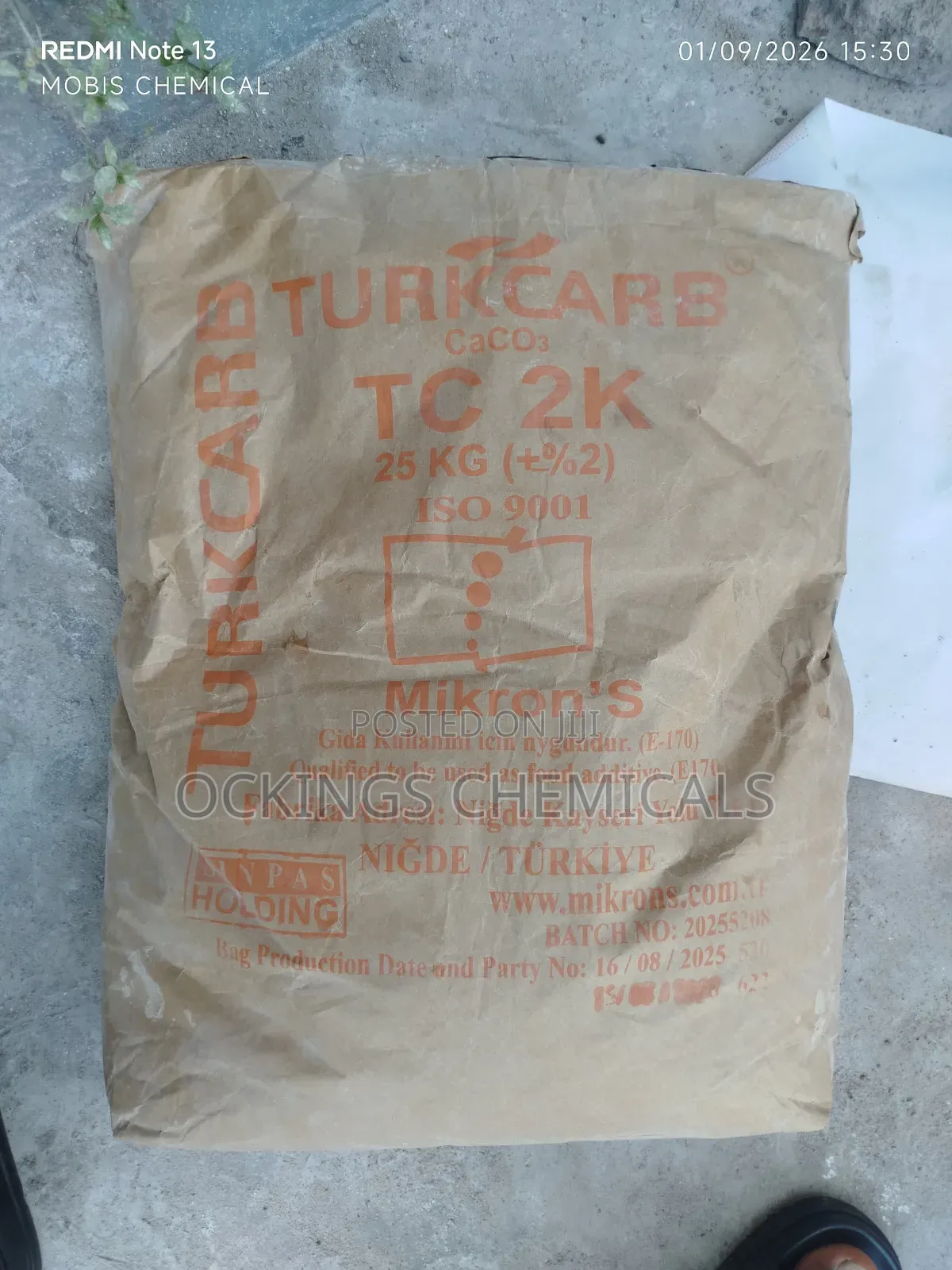 Calcium Carbonate Food Grade