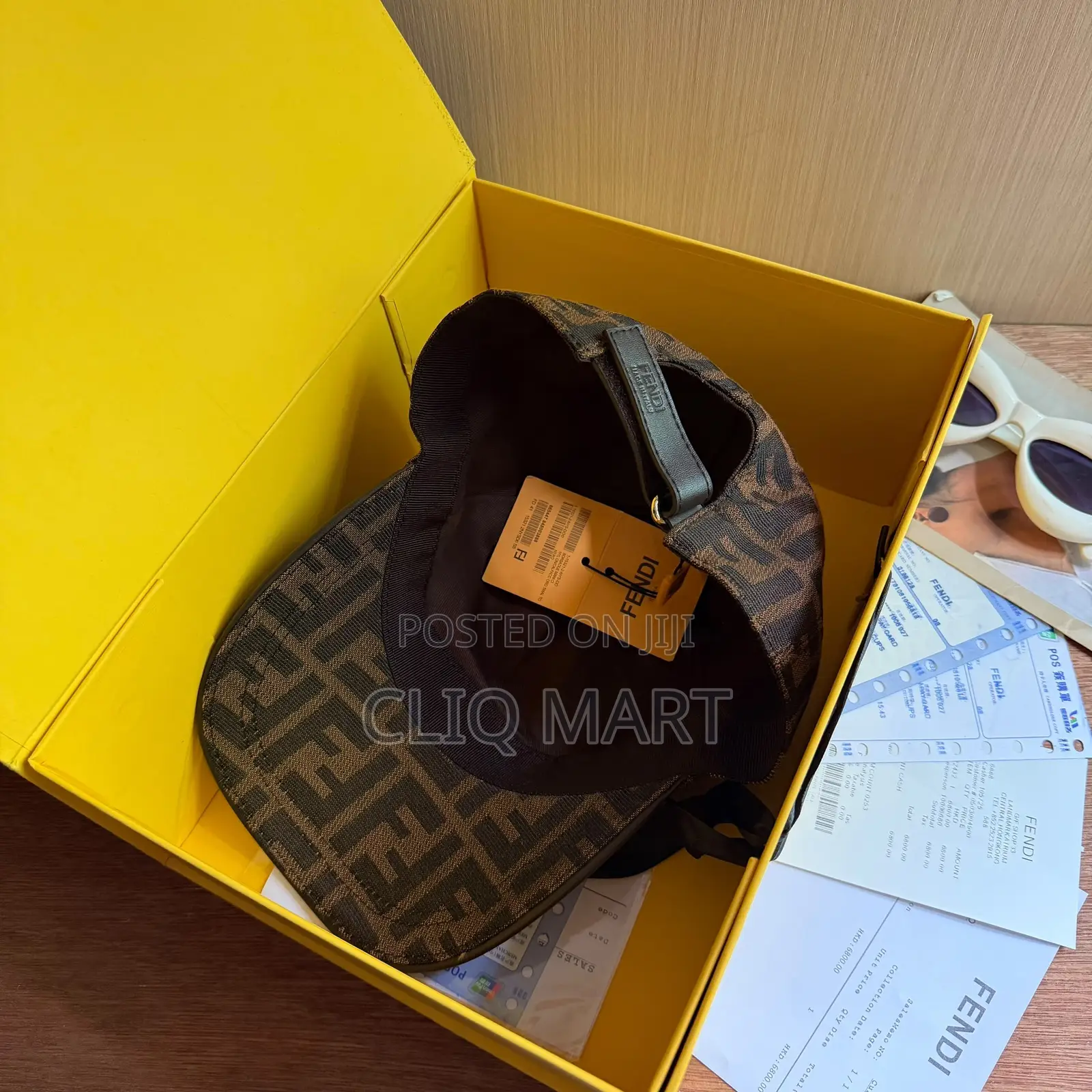 Fendi Monogram Baseball Cap | Black & Brown Alternative