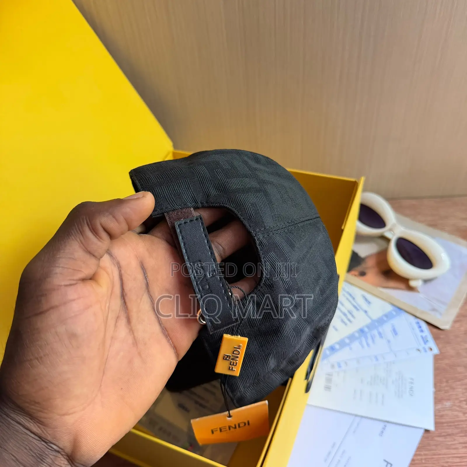 Fendi Monogram Baseball Cap | Black & Brown Alternative
