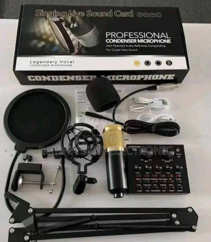 Condenser Microphone V8 Set