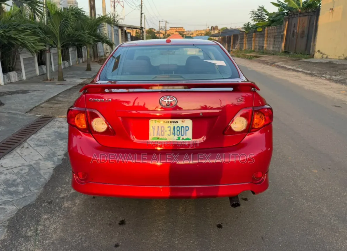 Toyota Corolla S 4dr Sedan (1.8L 4cyl 4A) 2010 Burgundy