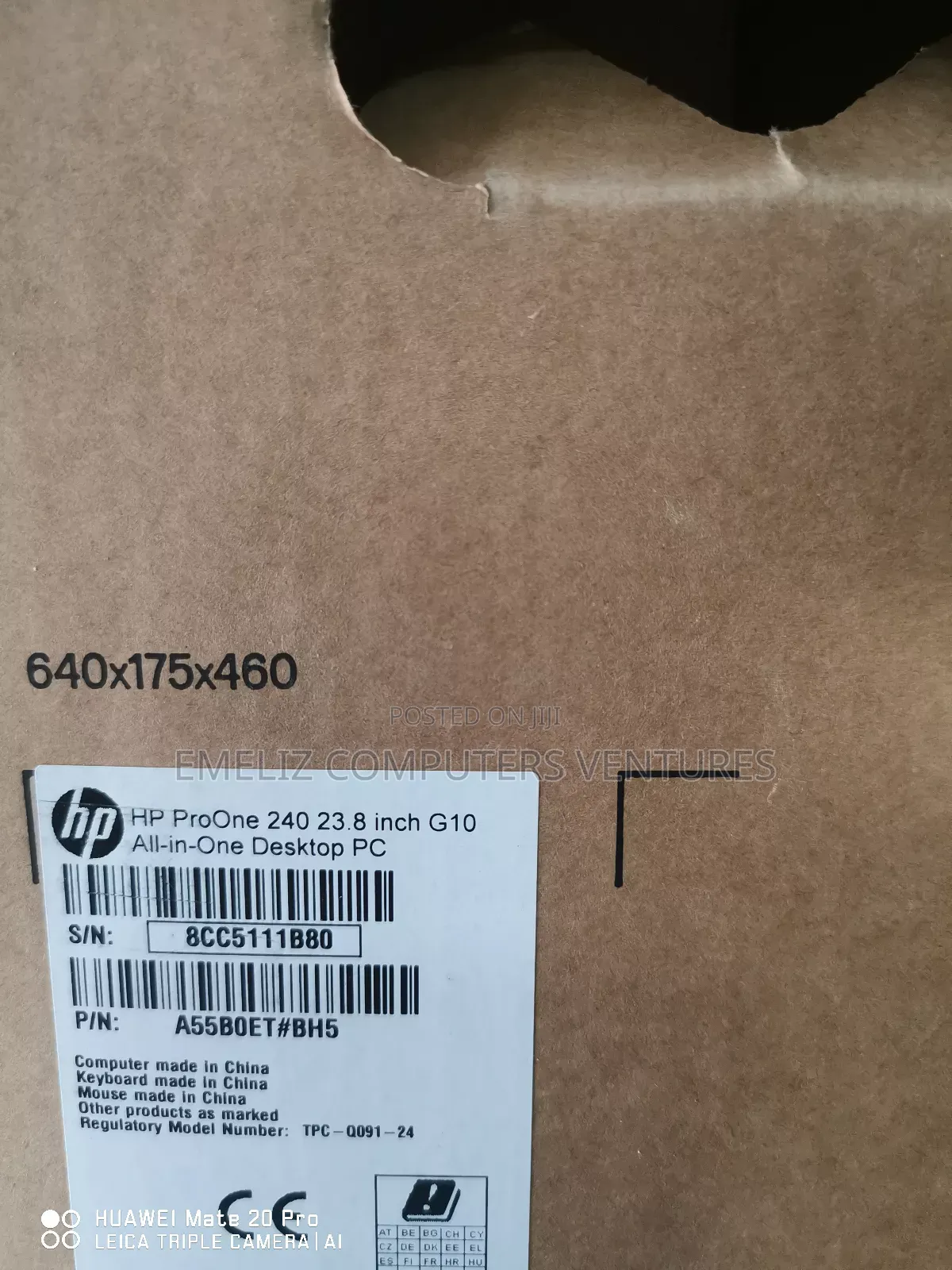 New HP ProOne 240 G10 All-in-One 8GB Intel Core i3 SSD 512GB