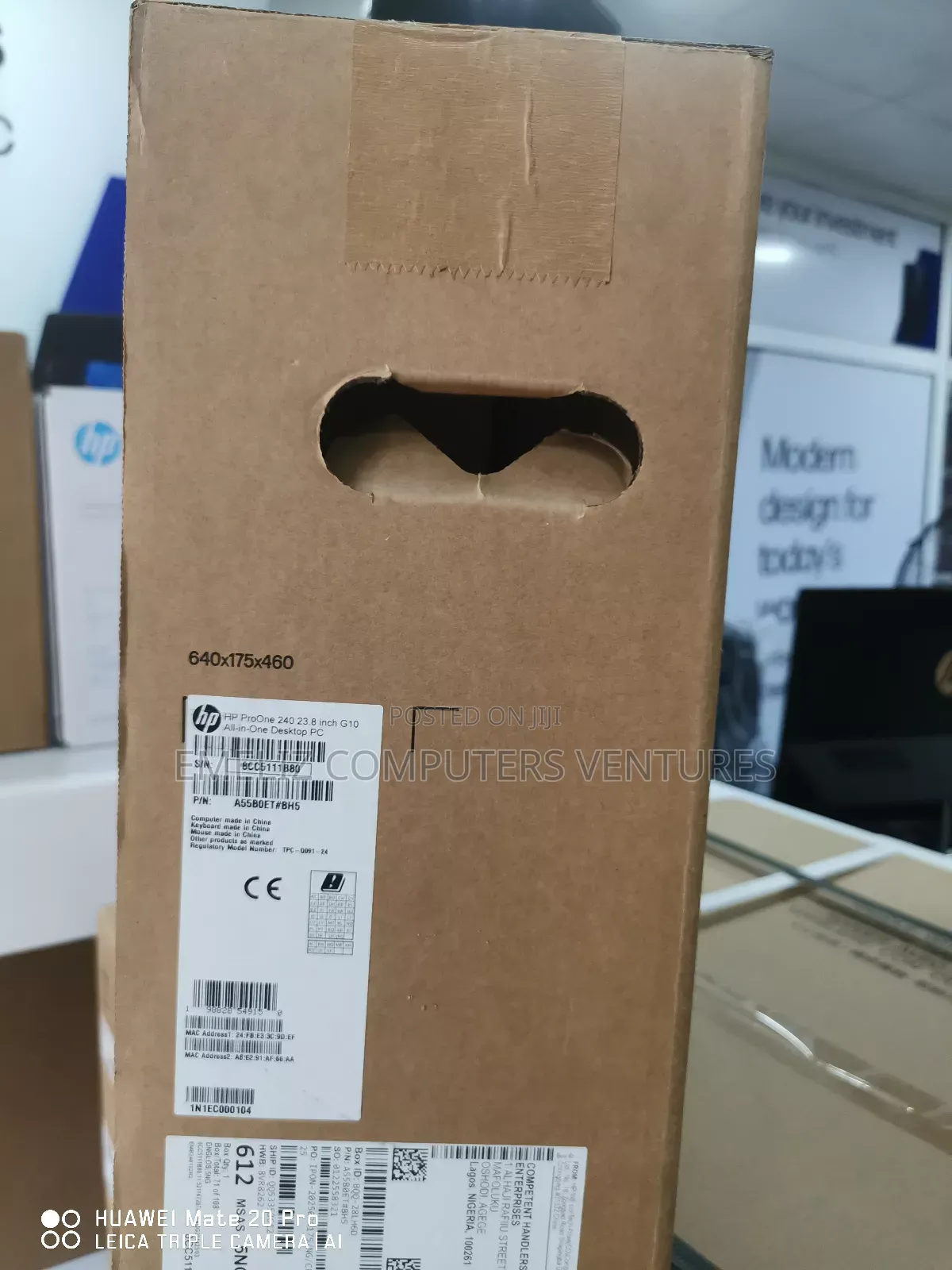 New HP ProOne 240 G10 All-in-One 8GB Intel Core i3 SSD 512GB