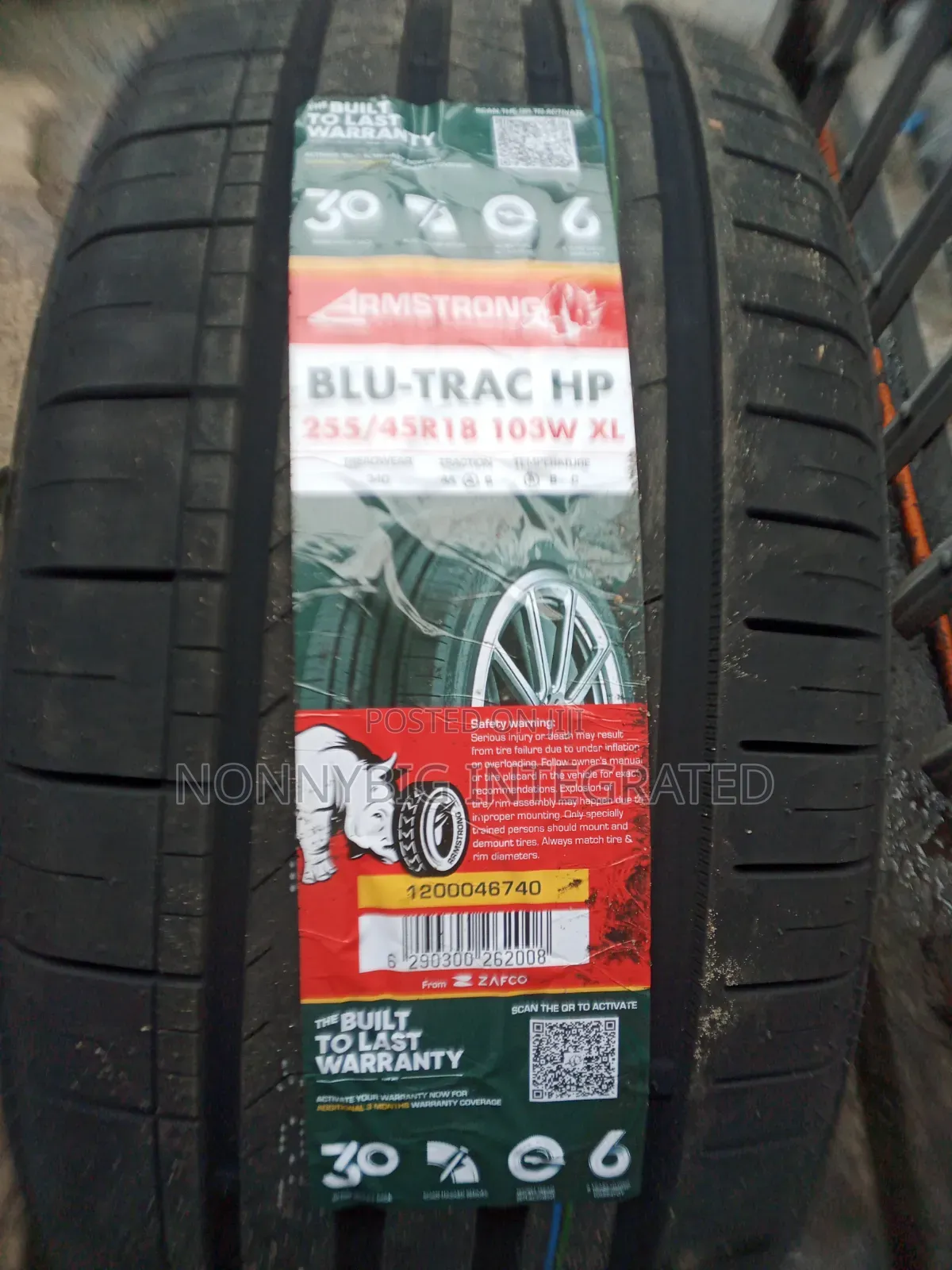 255/45*18 Armstrong Tyres