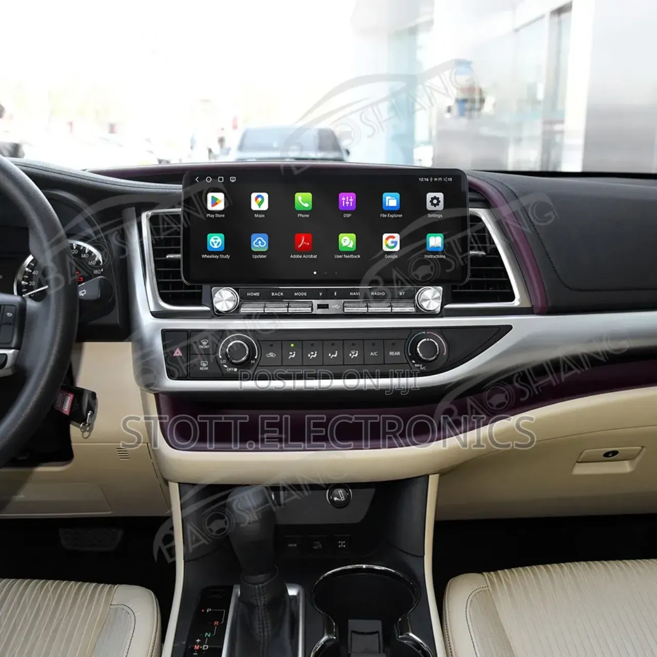 Toyota Highlander 2015-2018 12.3 Car Android/Carplay Navigaton System