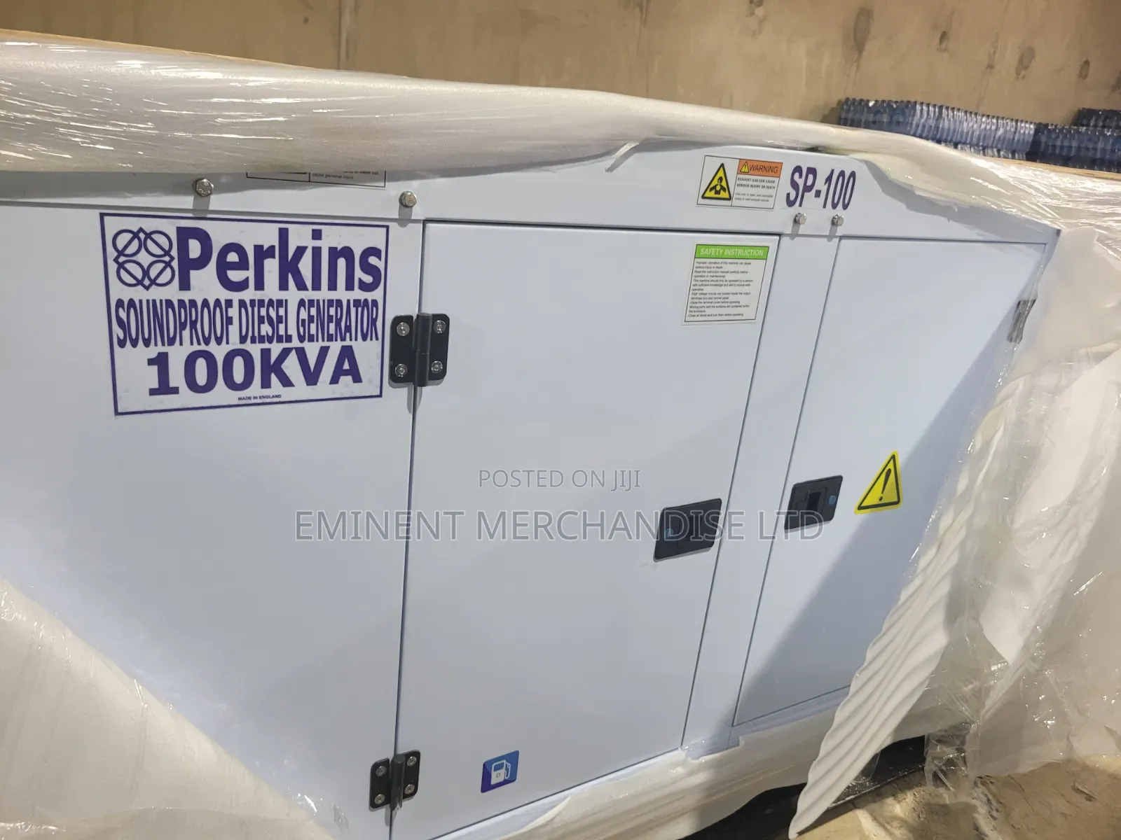 Original 109kva Perkins Diesel Lister