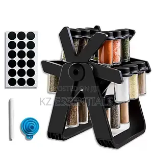 Rotating Spice & Condiment Storage Rack