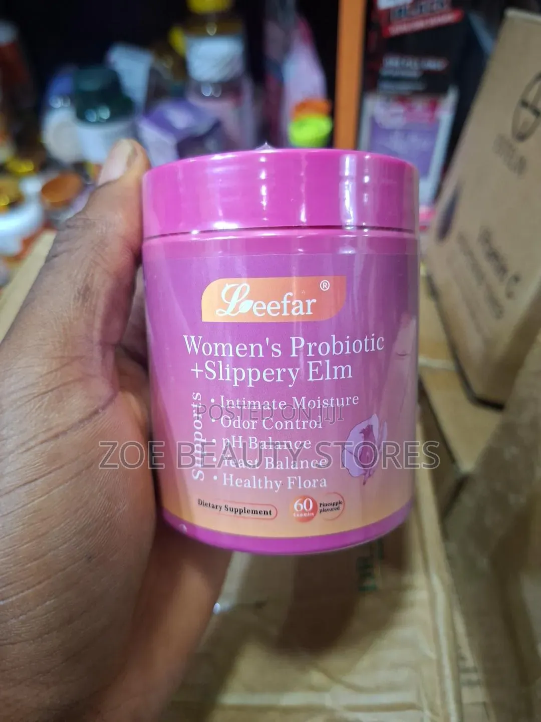 Leefar Women’s Probiotic + Slippery Elm