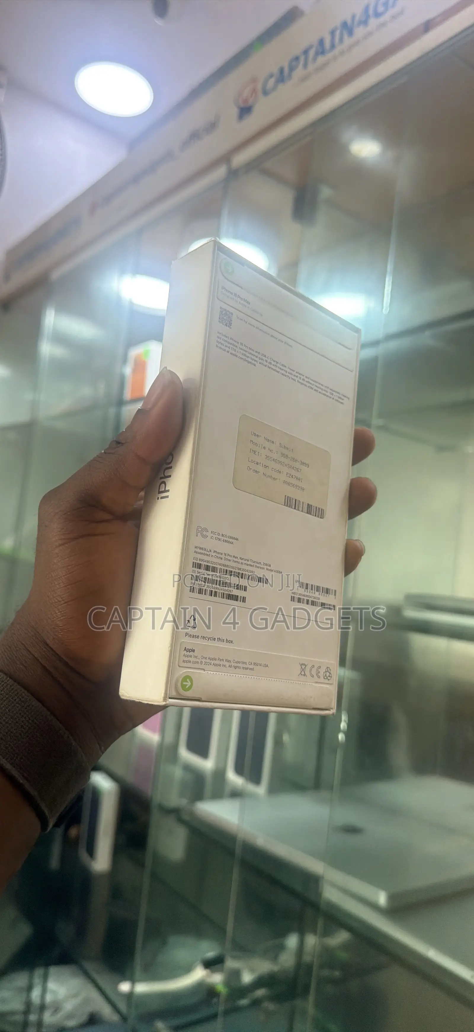 New Apple iPhone 16 Pro Max 256 GB Rose Gold