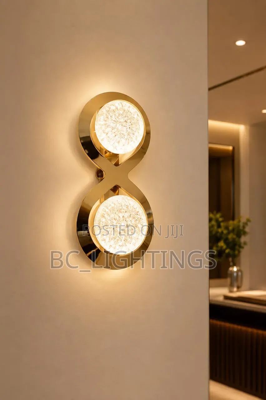 Luxury Decoration Wall Glass Lights Round Ball Sconce Bedside Light
