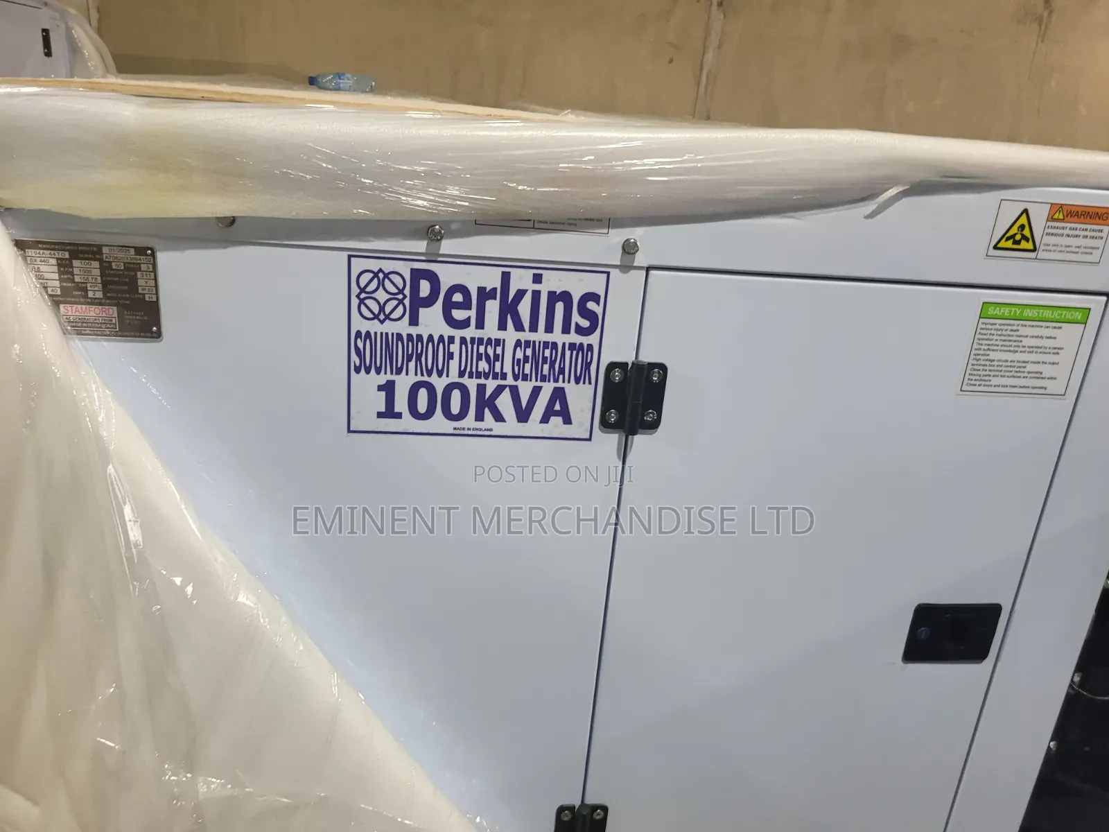 Premium 100kva Perkins Soundproof Lister