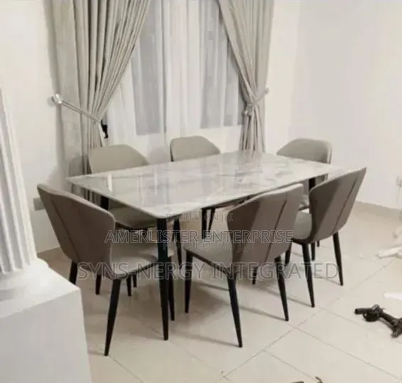 6seater Marble Top