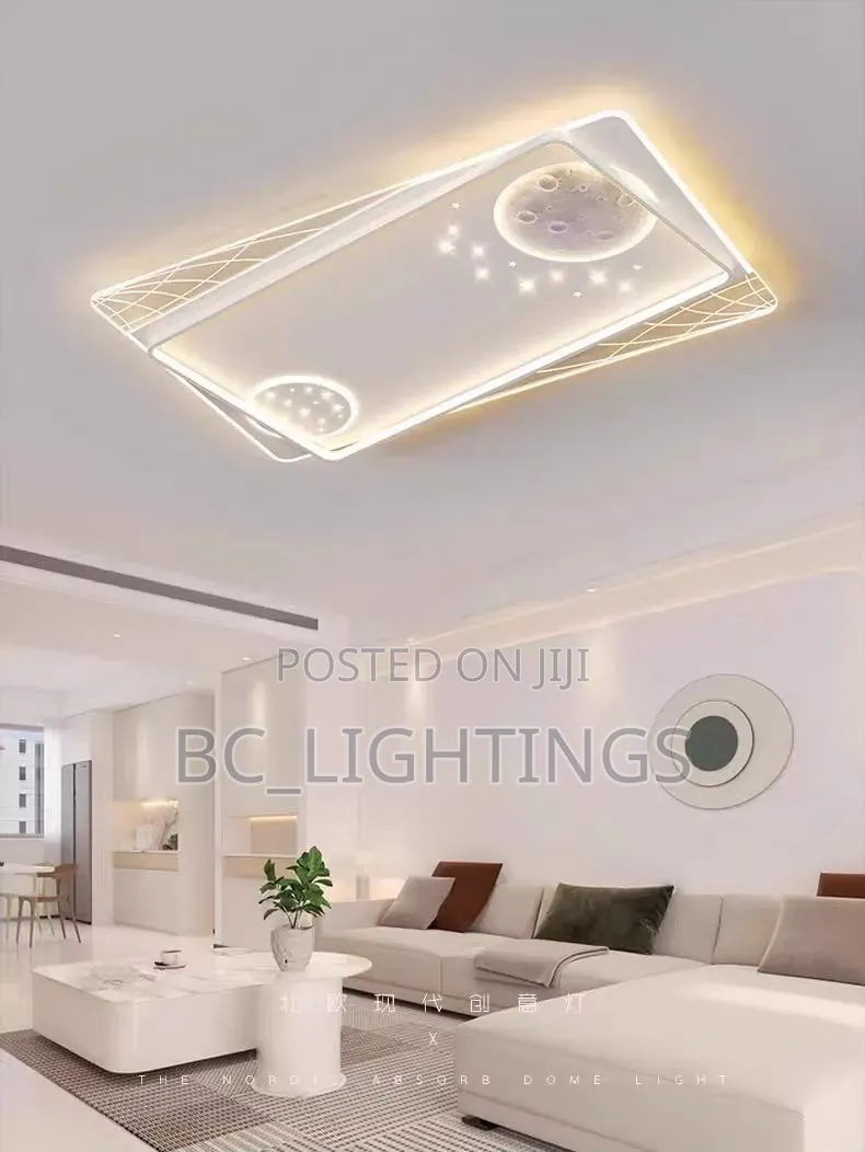 Living Room Rectangle Chandelier Modern Led Ceiling Light Bedroom
