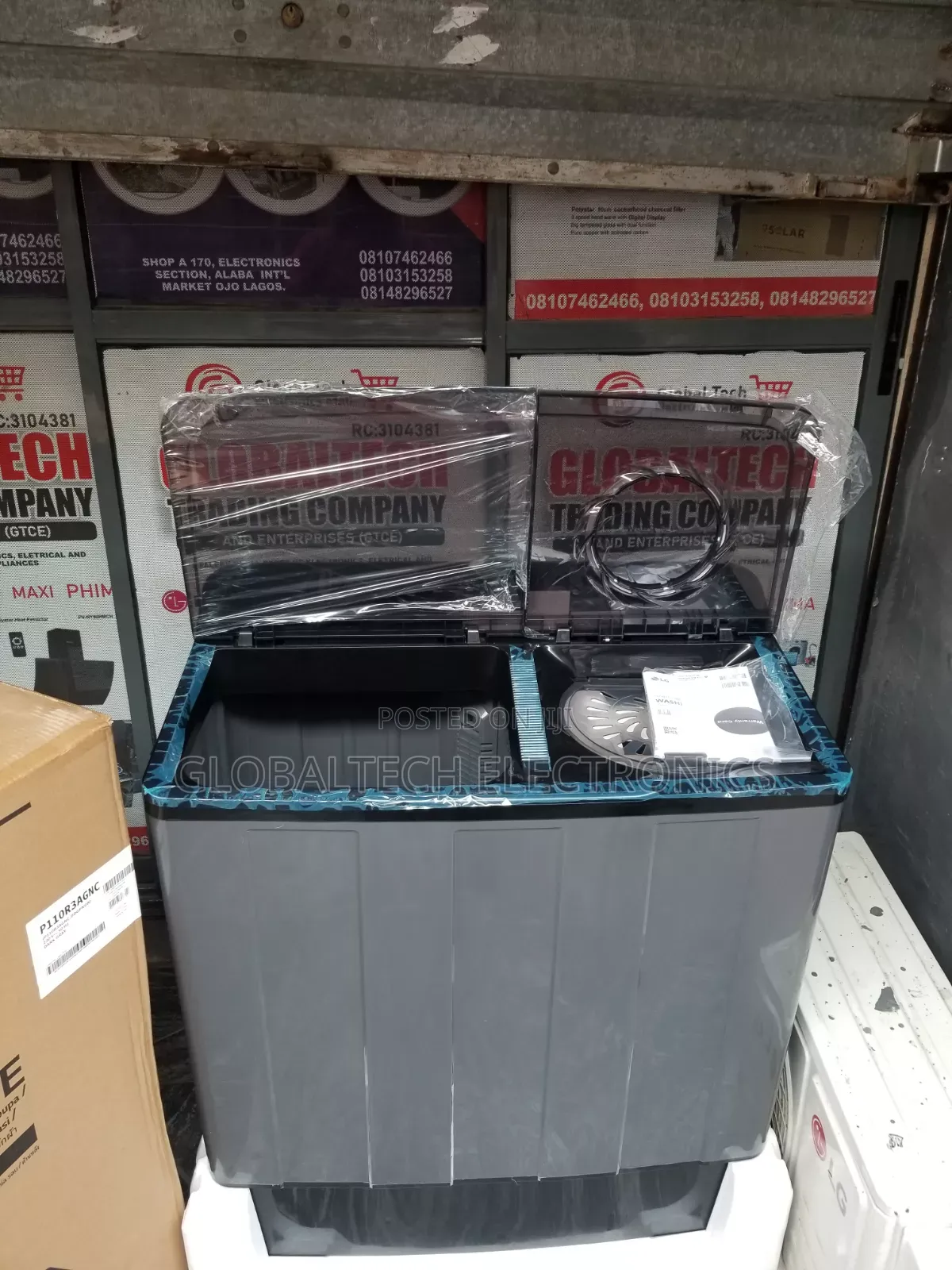 LG 11kg Top Load Manual Washing Machine Model Number:110r3agnc