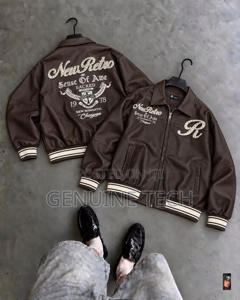 Premium Quality Chanyoou Bomber Leather Jackets With Stone
