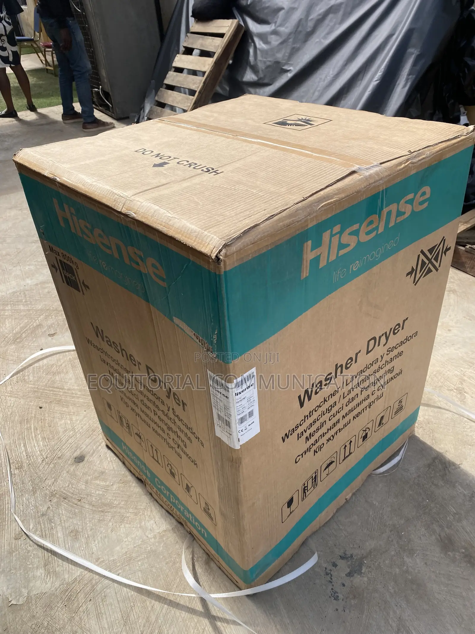 Hisense WD3S1043BT 2-in-1 Front Loading Washing Machine 10.5kg/6kg